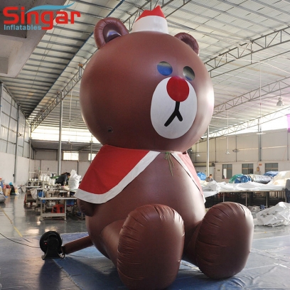 PVC inflatable teddy bear for outdoor advertising