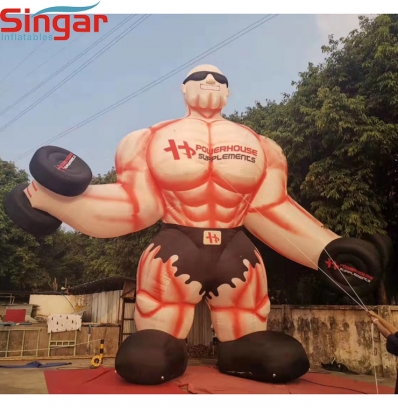 10m(33ft) inflatable giant muscle man