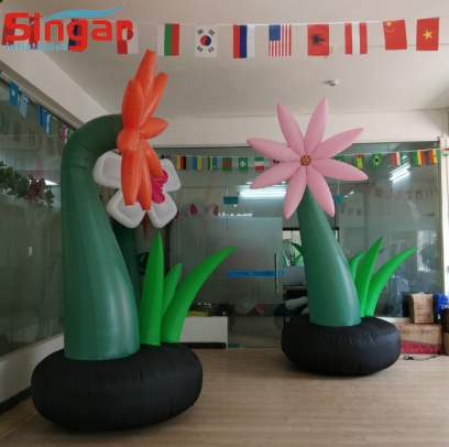Large 3m inflatable flower balloon