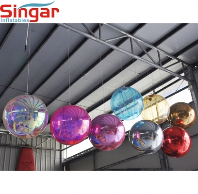 0.6m(2ft) inflatable ceilling decoration mirror ball