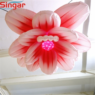 2m(6.6ft) new inflatable party decorative flower