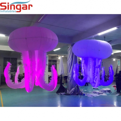 New design inflatable jellyfish for ocean theme party