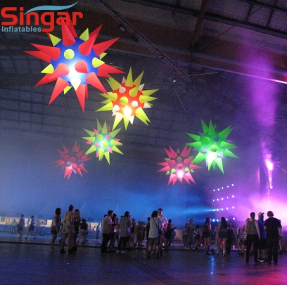 1.5m(4.9ft) inflatable hanging party star