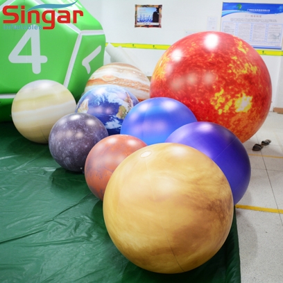 Whole set 9 inflatable planets balloons