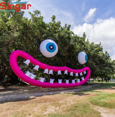 8m Outdoor festival decoration inflatable big mouth