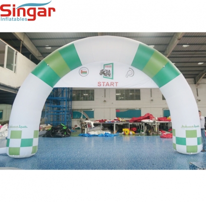 6m inflatable entrance arch with removable banner
