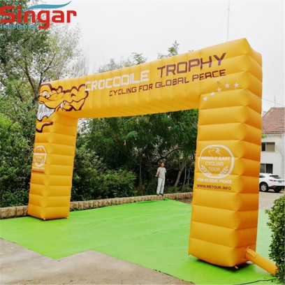 Custom printed inflatable advertising arches