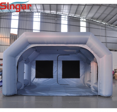 4m Portable inflatable spray paint booth tent