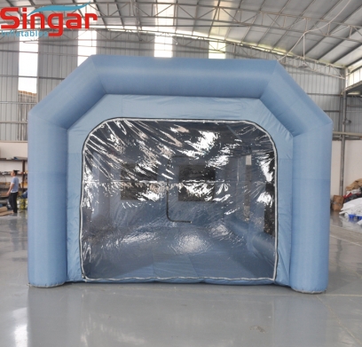 8m removable inflatable paint booth spray tent