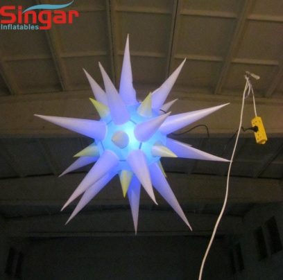 Lighting inflatable event/party decoration stars