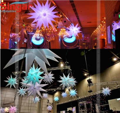 32 points inflatable lighting party stars