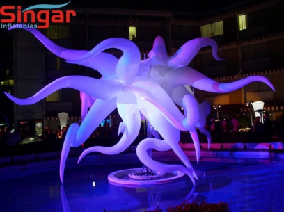 Event decorative inflatable stage stars for night parties