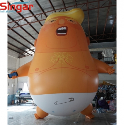 6m(20ft)Giant inflatable helium trump baby balloon