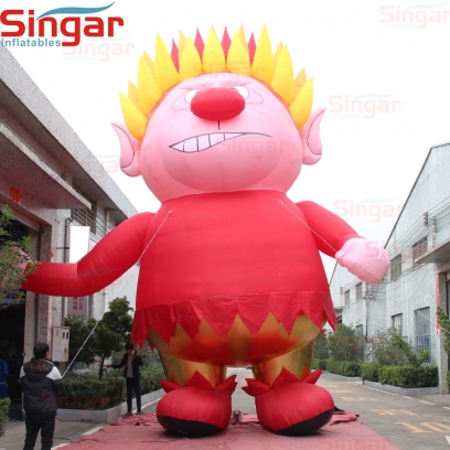 9m(29.5ft) Christmas decoration inflatable heat miser charactor