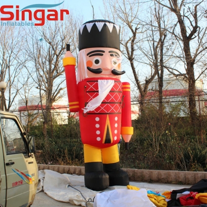 4m(13ft) inflatable soldier guard for christmas decoration