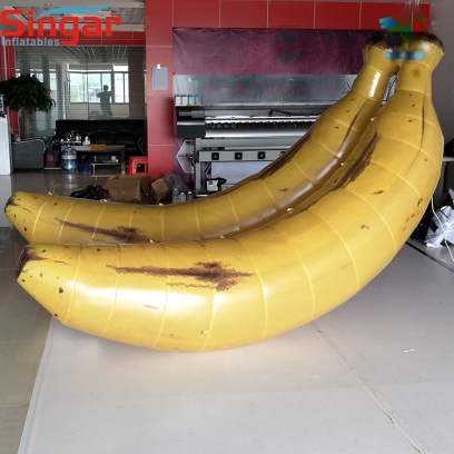 Customized 4m giant inflatable banana model
