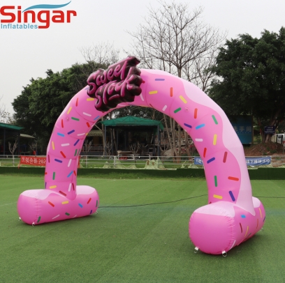 New inflatable donut archway