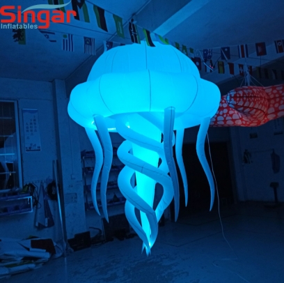 2m(8.2ft) inflatable lighting jellyfish