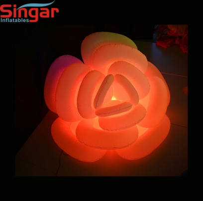 2m(6.6ft) inflatable party ceiling decoration rose flower