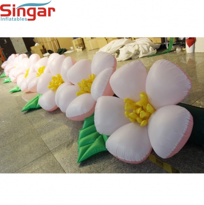 Popuar inflatable stage decorative flower chain