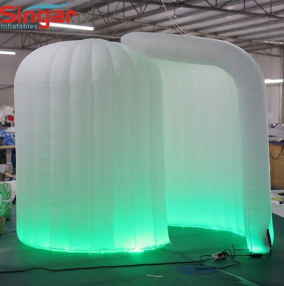 3x2x2.3m Lighting party inflatable photo booth tent