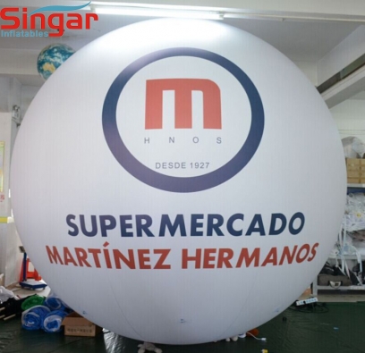 Giant inflatable airtight balls with logo printing,inflatable lighting globes