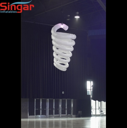 Spiral LED Lighting Inflatable Spiral pipe balloon