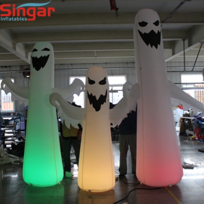 Halloween decoration inflatable lighting ghosts for indoor and outdoor