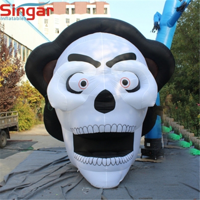 Inflatable ghost devil head for halloween decorations