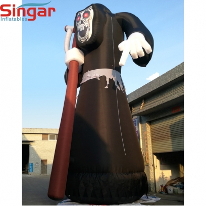 Huge 8m inflatable devil haunted ghost for halloween festival decoration