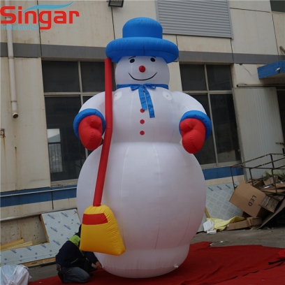 5m(16.4ft) Christmas yard inflatable sweep snowman
