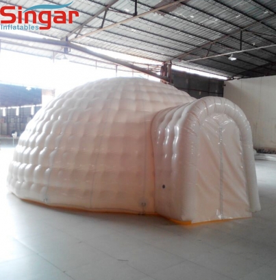 6m(19.7ft) airtight air blow outdoor dome tent