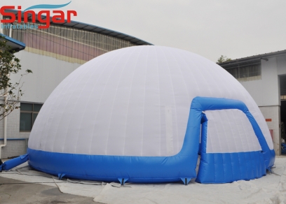 8m（26.2ft）giant inflatable dome with lighting
