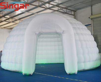 5m(16.4ft)oxford inflatable lighting white dome